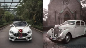 Wedding car decoration - Mj car rental